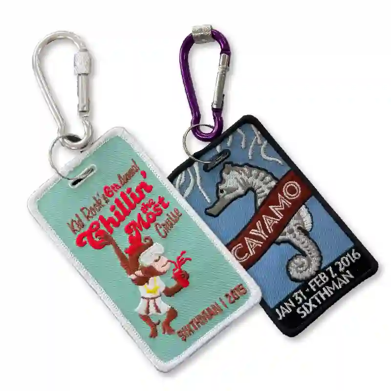 Embroidered Luggage Tag