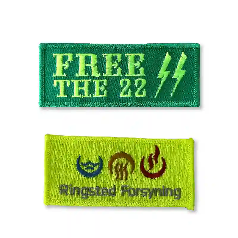 Patch with Fluorescent  Threads