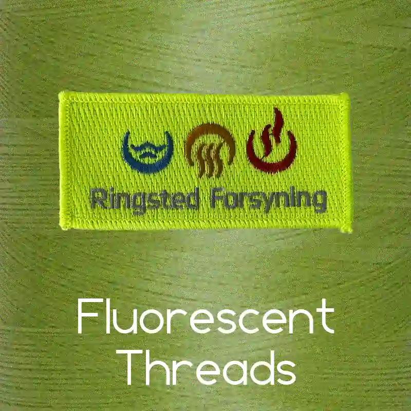 Patch with Fluorescent  Threads