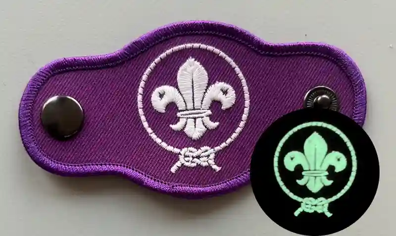 Patch with Glow-in-the–dark Threads